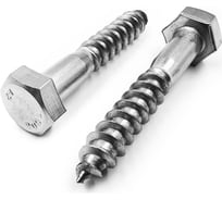 Нержавеющий шуруп KREPFIELD 8x50 мм глухарь din 571 а2 20 шт. в упак. 571А2ШУРУП8Х50-20