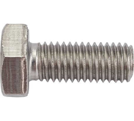 Болт с шестигранной головкой, с полной резьбой ЕВРОПАРТНЕР DIN 933 нержав. сталь, 10х25 мм, 4 шт. G2 1025 1