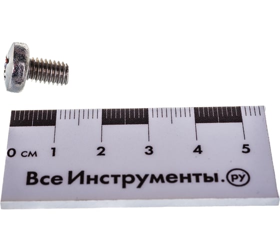 Винт с цилиндрической головкой и сферой ЕВРОПАРТНЕР DIN 7985 М6х10 нержав. сталь 6 шт. G2 0610 1