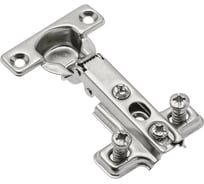 Петля GTV накладная, CI09 mini с ответной планкой H-0 и еврошурупом ZP-CIBI9H0ZE