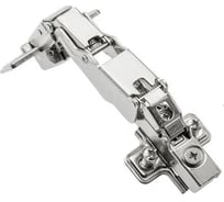 Петля GTV ZM-HCKT 165 градусов,, угловая, самозакрывающаяся, с ответной планкой H-0 и еврошурупом ZM-HCKT165ZE-S