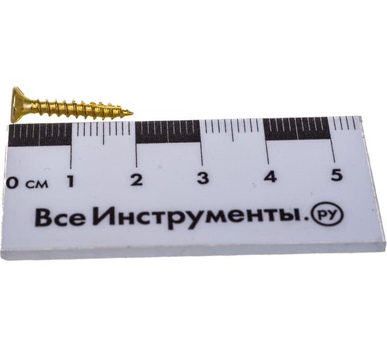 Конструкционный шуруп для дерева с фрезой ЕВРОПАРТНЕР потай, ж/п Torx 15 3.0х20, 25 шт. 15 0415 1