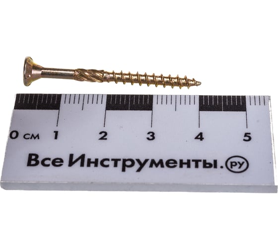 Конструкционный шуруп для дерева с фрезой ЕВРОПАРТНЕР потай, ж/п Torx 15 3.5х40, 20 шт. 15 0417 1