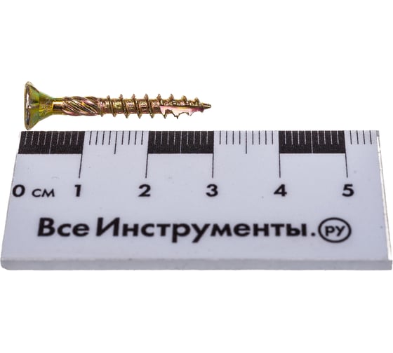 Конструкционный шуруп для дерева с фрезой ЕВРОПАРТНЕР потай, ж/п Torx 20 4.0х30, 25 шт. 15 0422 1