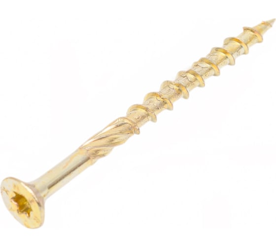 Шуруп для дерева ЕВРОПАРТНЕР потай Torx 30, неполная резьба, ж/п 6,0х80, 5шт. 15 0033 7