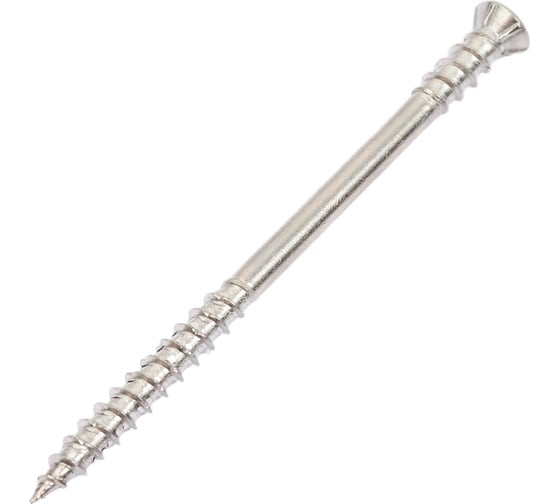 Шуруп для террасной доски ЕВРОПАРТНЕР самозенкующий, потай TORX 25, А2 5x80 15шт. E1 1420 1