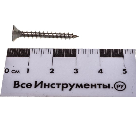 Универсальный шуруп ЕВРОПАРТНЕР с пот. гол. 4х30 нержав. сталь 10 шт. G2 4030 1