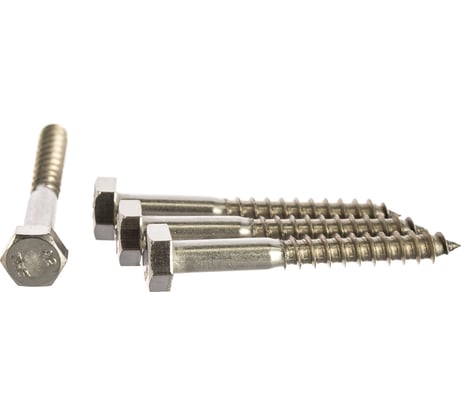 Сантехнический шуруп ЕВРОПАРТНЕР DIN 571 с шестигр.гол. 6х50 нержав. сталь 4 шт. G2 2650 1