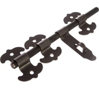 Универсальный фигурный засов Домарт ЗУФ-300 с накладкой б/п 5 УТ-00000636