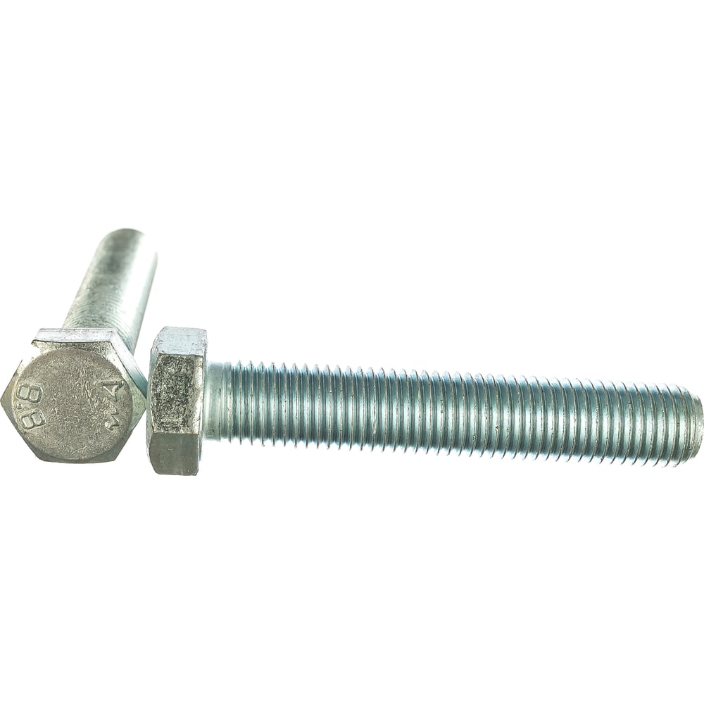Болт Стройметиз М16х90 DIN 933, класс прочности 8. 8, цинк уп. 10 шт ...