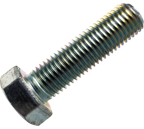 Болт Стройметиз полная резьба DIN933 М20х 70, класс прочности 5. 8, цинк 4 шт. 3017128