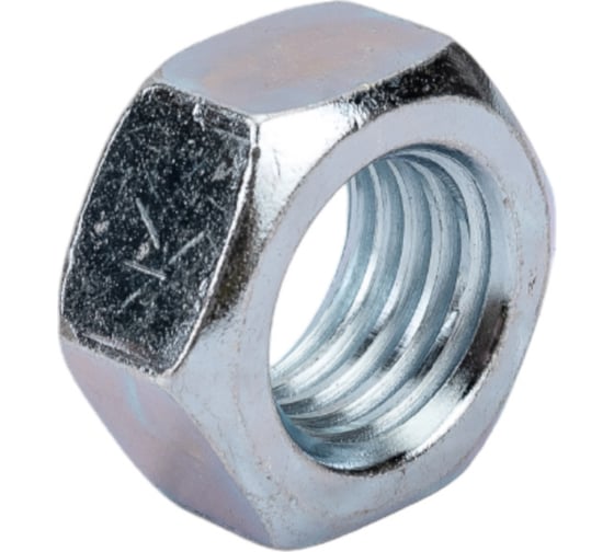 Гайка Стройметиз шестигр. DIN934 М20 цинк 10 шт. 3030118