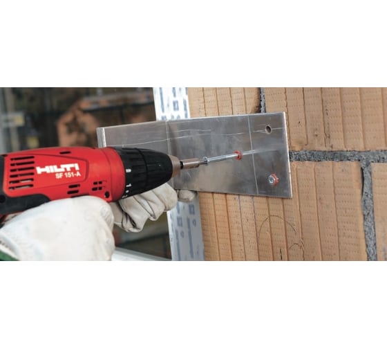 Фасадный дюбель Hilti HRD-С 10x120, цинк, 4 штуки 149360