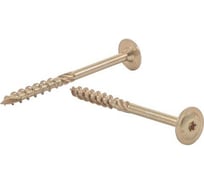 Конструкционный шуруп Rusconnect 8х100 мм, тарельчатая головка 10 шт. 3208101