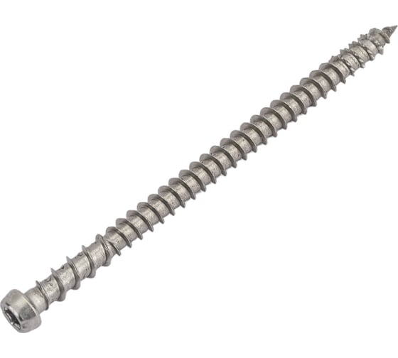 Шуруп для террасной доски Rusconnect CRX 0580, 5х80 мм, 100 шт. нержавейка INOX A4 361580