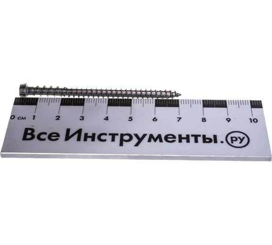 Шуруп для террасной доски Rusconnect CRX 0570, 5х70 мм, 100 шт. нержавейка INOX A4 361570