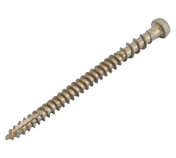 Шуруп для террасной доски Rusconnect CRG 0540, 5х40 мм, 200 шт. золотистый 362540