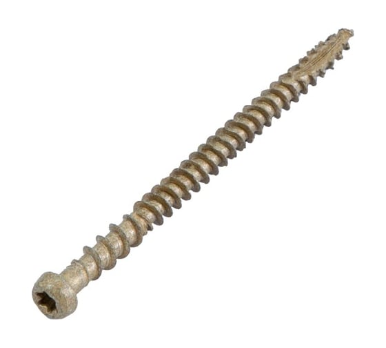 Шуруп для террасной доски Rusconnect CRG 0540, 5х40 мм, 200 шт. золотистый 362540