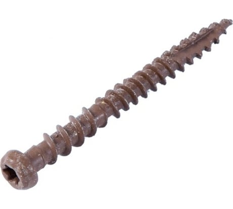 Шуруп для террасной доски Rusconnect CRB 0560, 5х60 мм, 200 шт. коричневый 363560