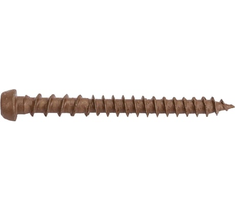 Шуруп для террасной доски Rusconnect CRB 0550, 5х50 мм, 200 шт. коричневый 363550