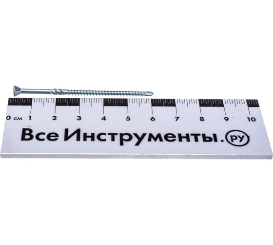 Шуруп для полов и паркета Rusconnect CFB 0361 3,2х60 200 шт. Белый цинк 380361