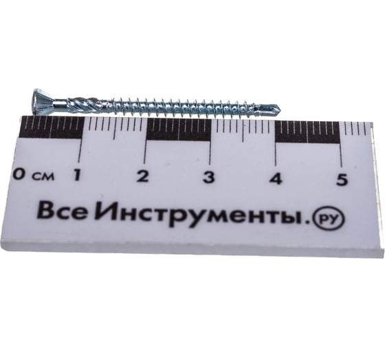 Шуруп для полов и паркета Rusconnect CFB 0341 3,2х40 500 шт. Белый цинк 380341