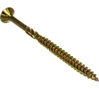 Шуруп Rusconnect CS 04570 с/нарез. д/дерева, потай, 4,5х70, 200 шт. Желтый цинк 314570