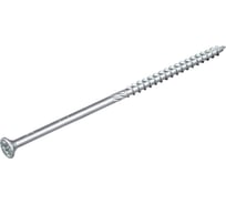 Шуруп Rusconnect CS 06240 с/нарез. д/дерева, потай, 6х240, 50 шт. Белый цинк 310624_