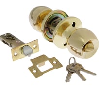 Защелка ТУНДРА 1103, с ключом, цвет золото 2372268