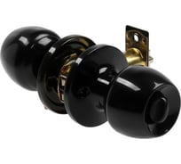 Защелка ТУНДРА 1103, с ключом, цвет глянцевый черный 9462995