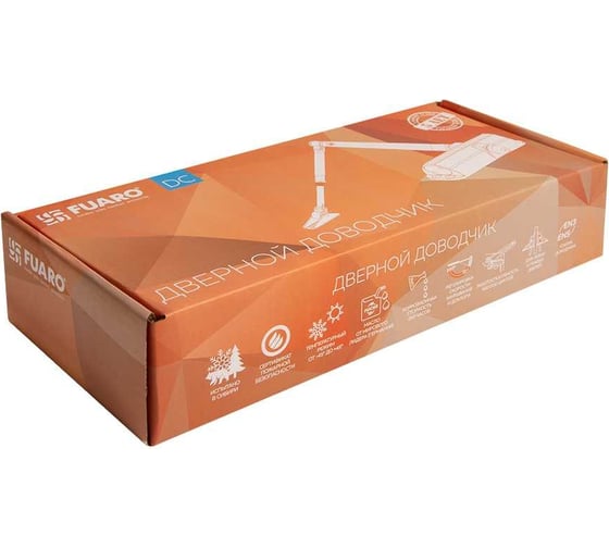 Дверной доводчик Fuaro DC20-5/TS-68 AL до 110 кг, алюминий 47793
