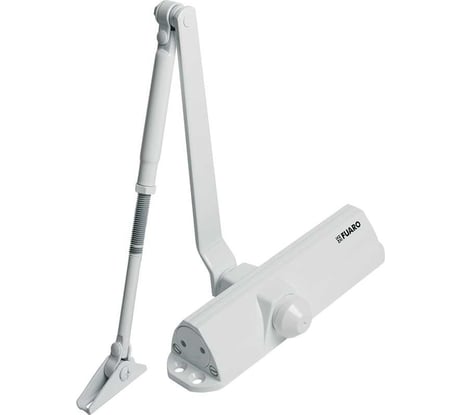 Дверной доводчик Fuaro DC20-5/TS-68 WH до 110 кг, белый 47847