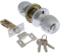 Защелка ТУНДРА 1103, с ключом, цвет хром 2372267