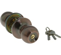 Защелка ТУНДРА 1303, с ключом, цвет медь 2372300