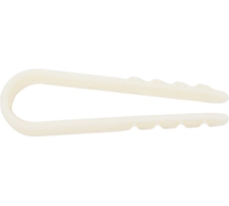 Дюбель-хомут для круглого кабеля Зубр ДХ-К, 11 - 18 мм, 100 шт, нейлоновый 30911-18