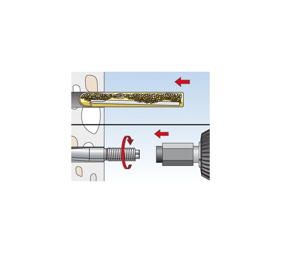 fischer FHB II-A S M12 x 75/25 АНКЕР-ШПИЛЬКА 10шт. 97268