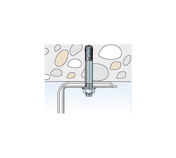Анкер Fischer FNA II 6x30, M8/5, с резьбой и фланцевой гайкой, 50 шт. 44114