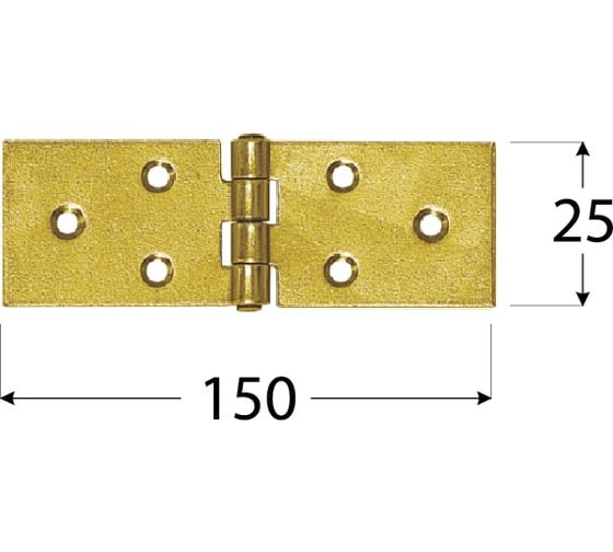 Строительная петля Rusconnect Z150 a 150x25x1,5 мм, 10 шт. 8026