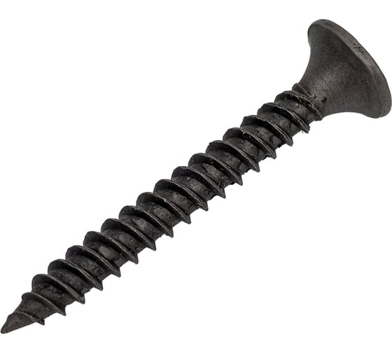 Саморез по дереву для ГКЛ Метизный двор 3,5х32, крупная резьба, оксидированный уп. 1 кг 4690441020574