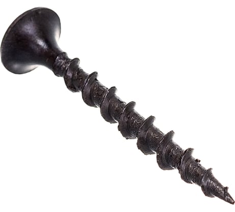 Саморез по дереву для ГКЛ Метизный двор 3,5x32, крупная резьба, оксидированный, 30 шт. 4607173900593