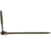 Саморез по дереву для ГКЛ Метизный двор 4,2x76, крупная резьба, оксидированный, 200 шт. 4607159062604
