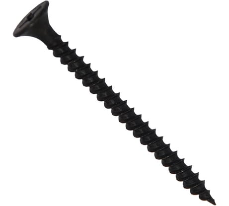 Саморез по металлу для ГКЛ Метизный двор 3,5х51, частая резьба, оксидированный уп. 1 кг 4690441019929
