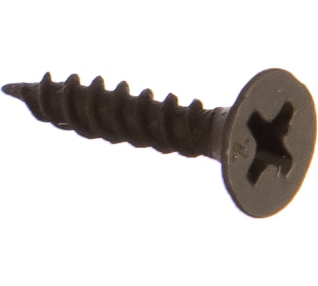 Саморез по металлу для ГКЛ Метизный двор 3,5x19, частая резьба, оксидированный, 40 шт. 4607173900463
