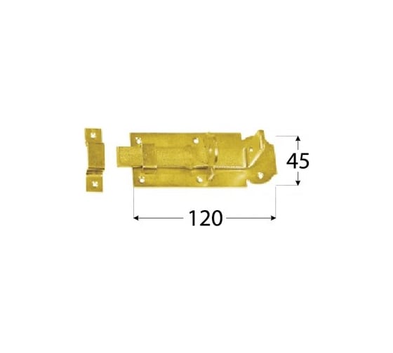 Запорная прямая задвижка Rusconnect DMX 120x45 mm 10 шт 8533