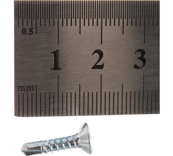 Оконный саморез Метизный двор 3,9x16 сверло, белый, 1000 шт. 4690441017536