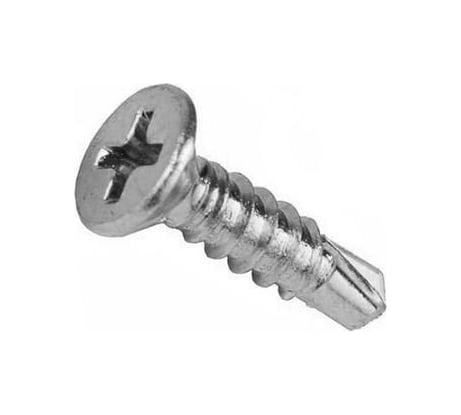 Оконный саморез Метизный двор 3,9x13 сверло, белый, 20 шт. 4690441018397