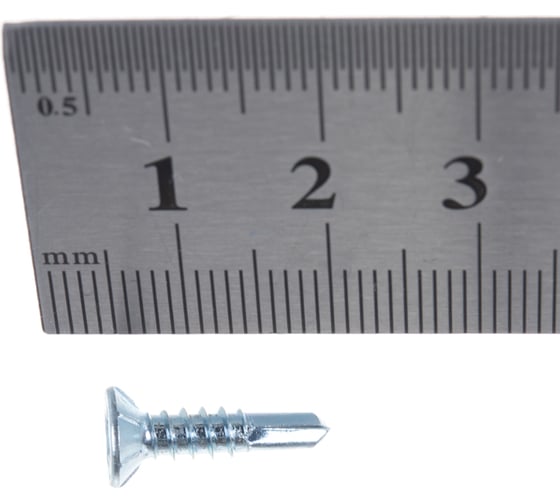 Оконный саморез Метизный двор 3,9x16 сверло, белый, 20 шт. 4690441018380
