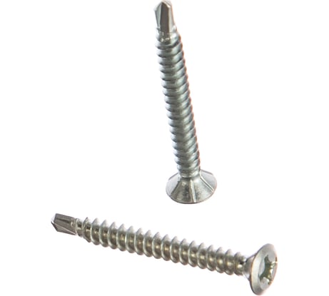 Оконный саморез Метизный двор 3,9x35 сверло, белый, 12 шт. 4690441018441