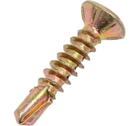 Оконный саморез Метизный двор 3,9x19 сверло, желтый, 17 шт. 4690441000422