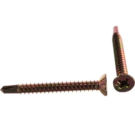 Оконный саморез Метизный двор 3,9x35 сверло, желтый, 12 шт. 4690441000460